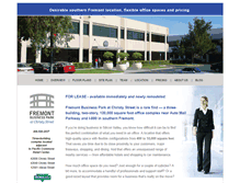 Tablet Screenshot of fremontbusinesspark.com